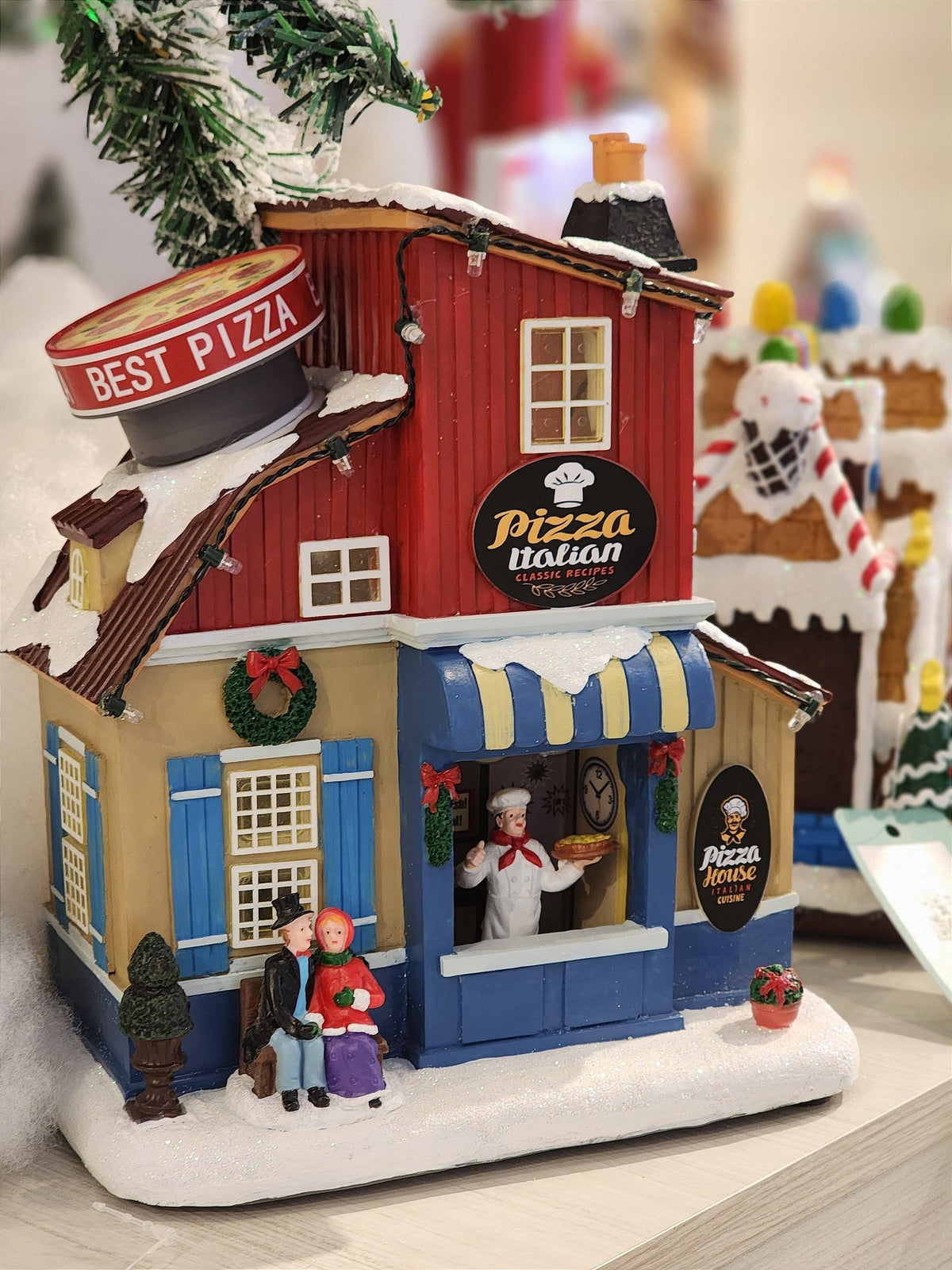 CENÁRIO VILA NATALINA PIZZARIA 23CM - PRÉ VENDA 2025