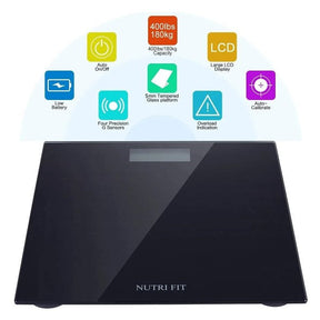 Balança Digital de Vidro Temperado com LCD