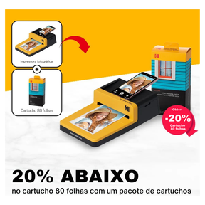 Impressora Fotográfica Kodak Era Plus 4pass Portátil - Android e iPhone