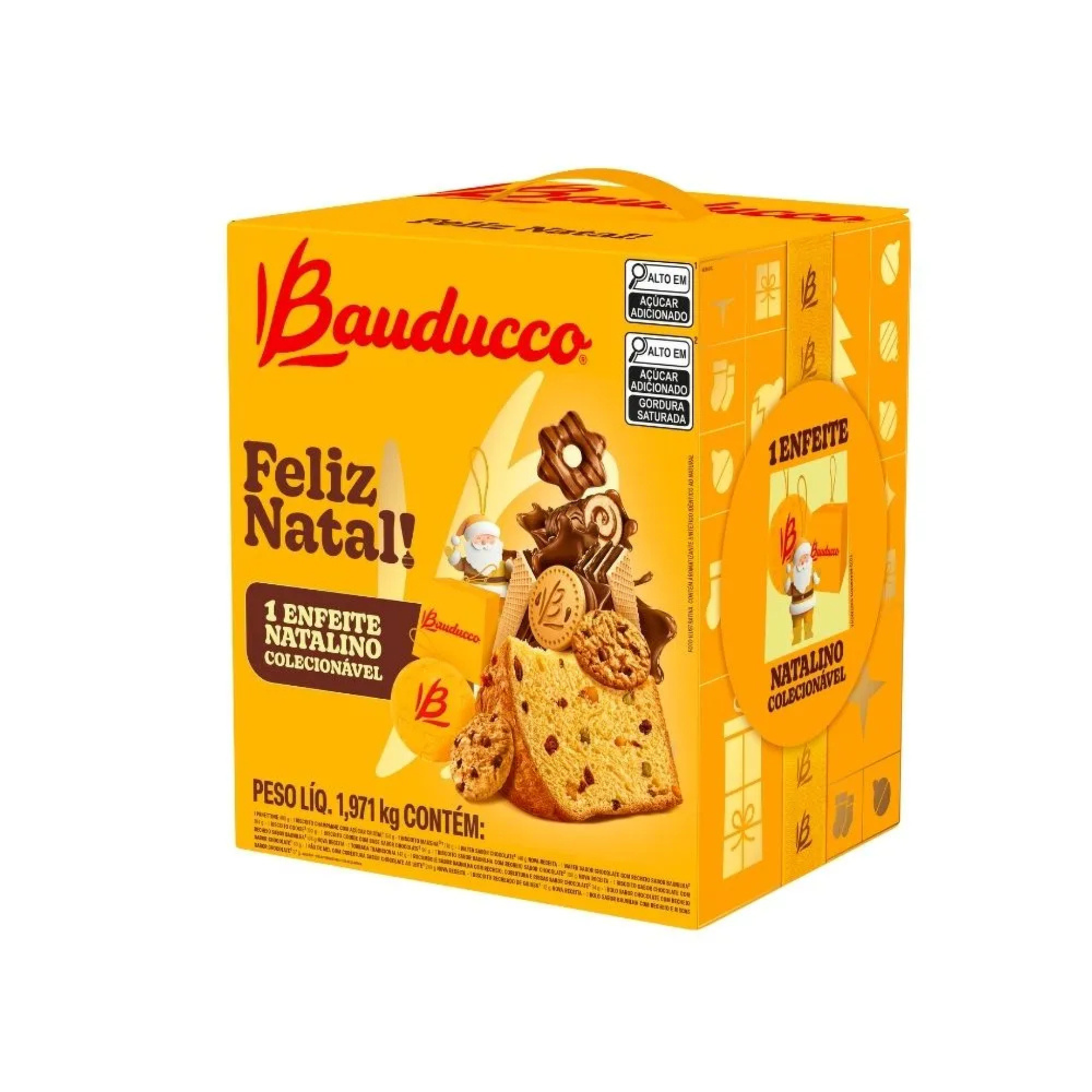 Cesta de Natal Bauducco Panettone Pequena 1.971kg