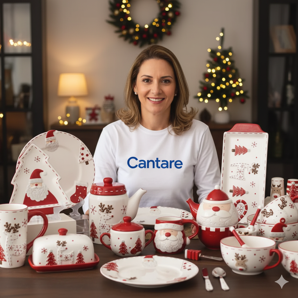 Conjunto Natalino Nórdico Cantare - Pré-Venda 2025