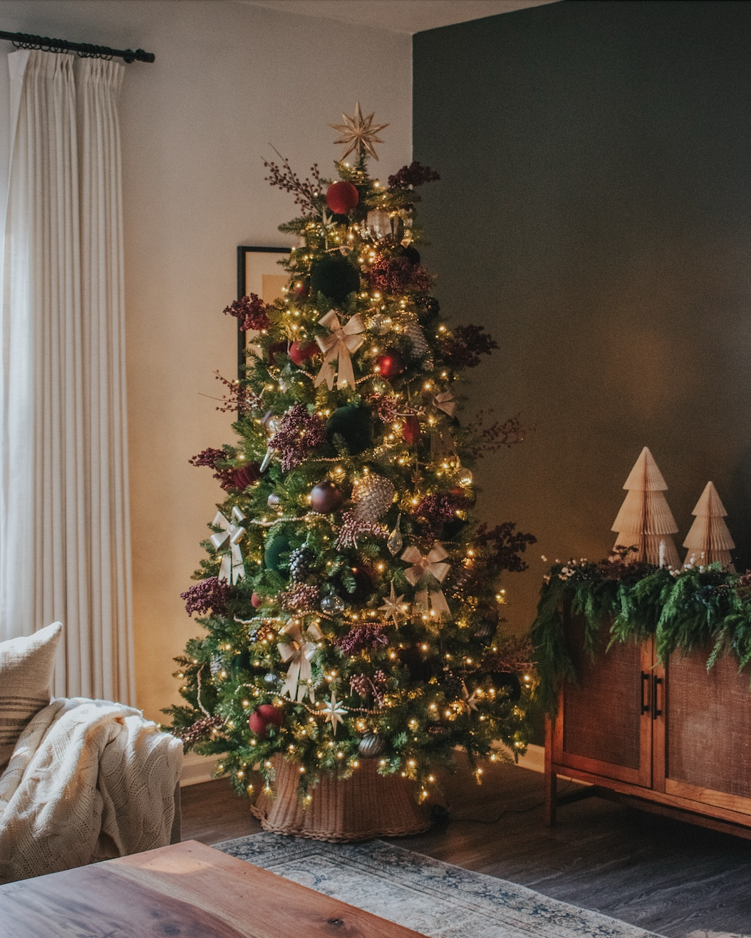 Árvore Yorkshire com 500 Luzes Quentes