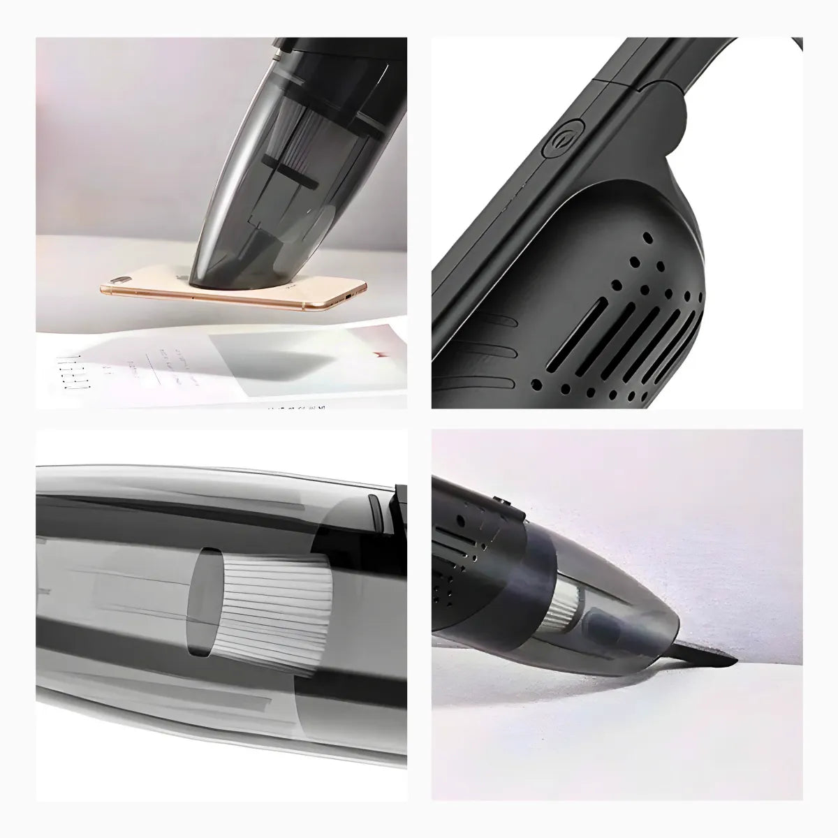 Aspirador de Pó Sem Fio Portátil – Alta Potência e Mobilidade