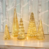 Conjunto de 5 Árvores de Mercúrio Iluminadas