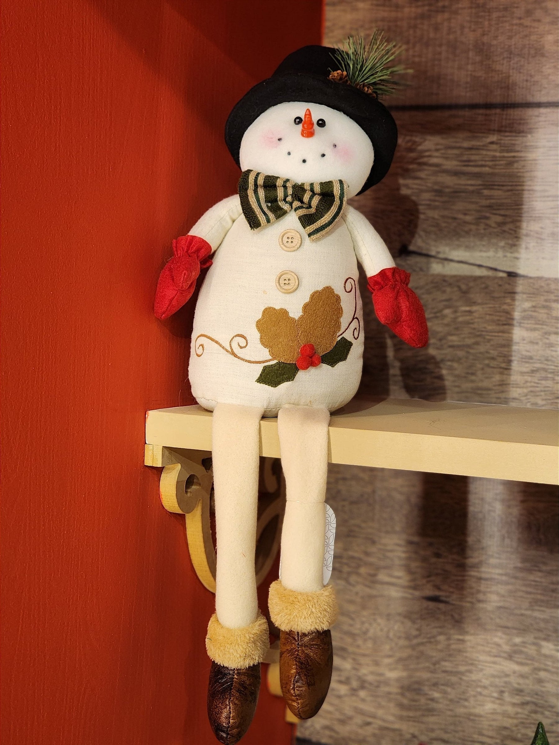 BONECO DE NEVE SENTADO 52CM - PRÉ VENDA 2025