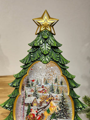 CENÁRIO NA LANTERNA ÁRVORE COM LUZ, SOM E MOVIMENTO 31,3CM