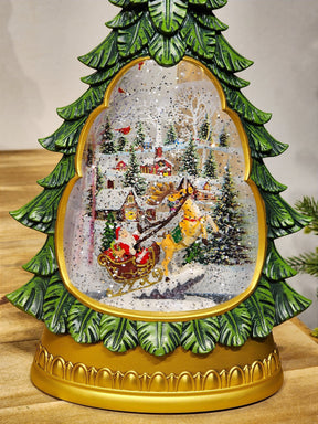 CENÁRIO NA LANTERNA ÁRVORE COM LUZ, SOM E MOVIMENTO 31,3CM