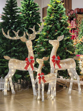 TRIO DE RENAS ARAMADA BRANCA COM CHAMPANHE WARM USO INTERNO E EXTERNO BIVOLT