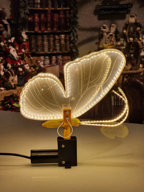 Borboleta Iluminada com LED e Movimento + Cabo Extensor