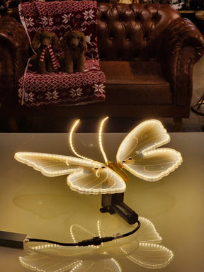 Borboleta Iluminada com LED e Movimento + Cabo Extensor