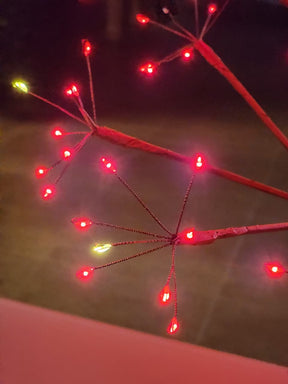 ÁRVORE FIO DE FADA COM 248 LEDS 100CM VERMELHA BIVOLT
