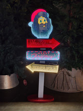PLACA LUZ INFINITA PLACA PAPAI NOEL 87,6CM