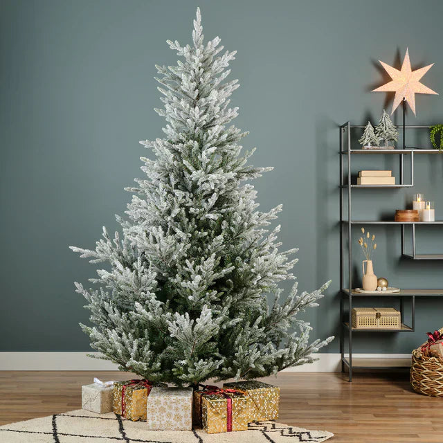 Árvore de Natal Nevada Sem Led