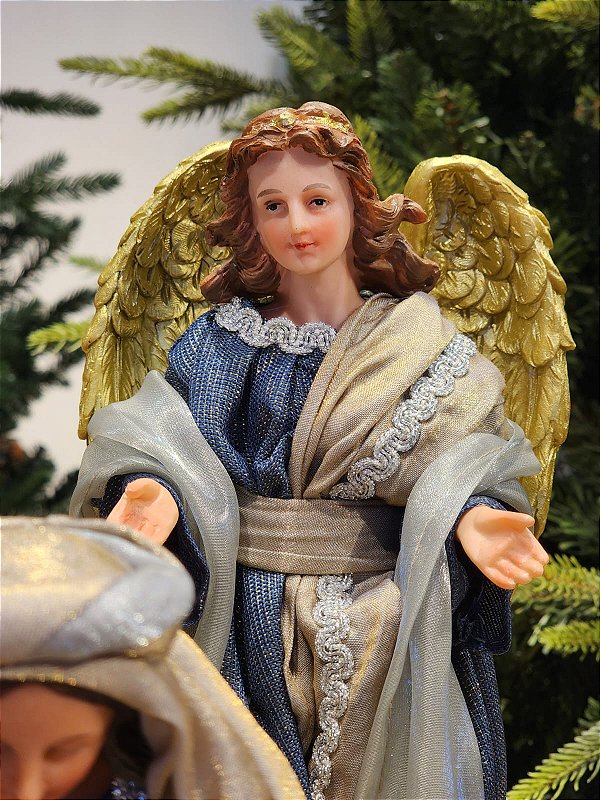 PRESÉPIO DE RESINA LUXO 11 PÇS