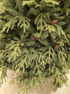 Árvore de Natal Pinheiro Super Realista Santorini 2,10m 4428 Galhos