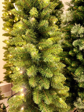 Árvore de Natal Slim Barcelona 1,80m 260 Galhos 100 LEDs Warm