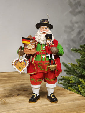 PAPAI NOEL ALEMÃO COLEÇÃO KURT S. ADLER 28CM